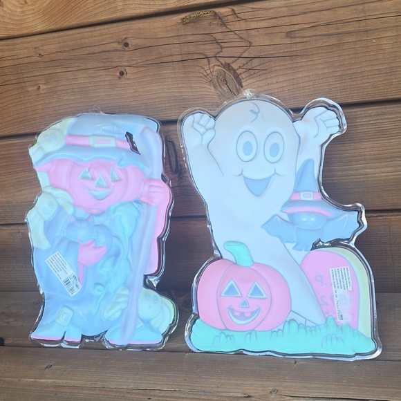 Vintage 1980s Halloween 3D vacuform molded plastic wall decorations - Picture 5 of 9
